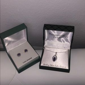 Amethyst jewelry set
